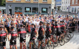 Fantastisk stemning ved løbsstart...